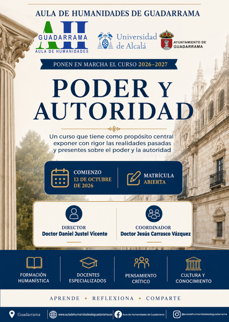 Poder y autoridad Aula de Humanidades de Guadarrama